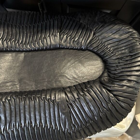 Coach Sophia Black Gathered Leather Handbag Purse Excellent Condition Used - Picture 11 of 13